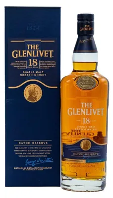 Obrázok produktu pre The Glenlivet 18 Years Single Malt Scotch Whisky v darčekovom balení | 40 % obj. | 0,7 l