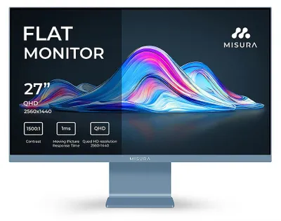 Immagine prodotto di 27" monitor IPS colorato 120 Hz - MISURA VIVA Mist Blue