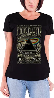 Produktbild von Pink Floyd - "Carnegie Hall" T-Shirt für Damen RO203 (L) (Schwarz)