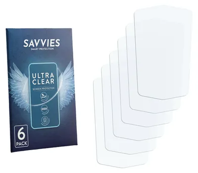 Produktbild von 6x Für Spektrum DX Rugged Plus Schutzfolie Savvies Displayschutz Display Schutz Folie Klar Transparent