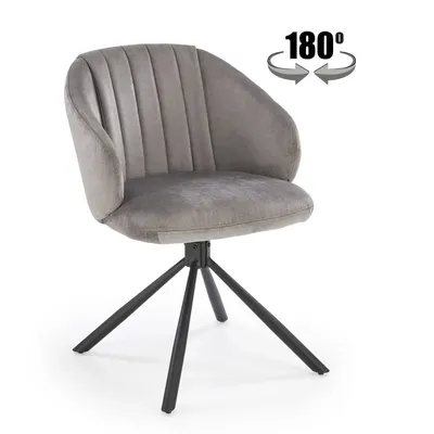Obrázek produktu pro Čalouněná židle K533 šedá/černá otočná židle