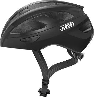 Zdjęcie produktu dla ABUS MACATOR kask rowerowy L rowerowy 58 62cm aksamitny czarny ochrona bezpieczeństwa opti