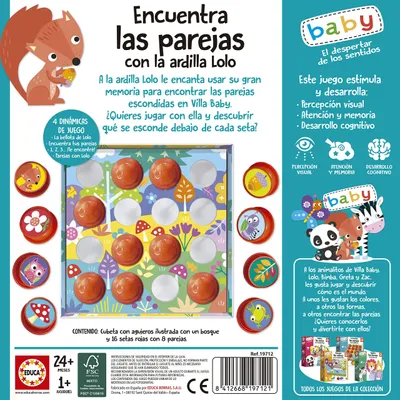 Imagen del producto de Educa 19712, 2 años / edades, Plástico, Multicolor
