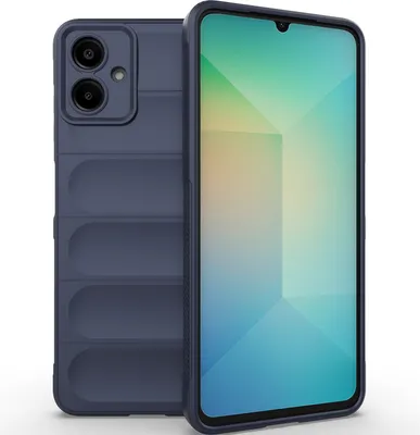 Immagine prodotto di Custodia per Samsung Galaxy A06 Custodia protettiva in silicone TPU morbido antiurto blu scuro