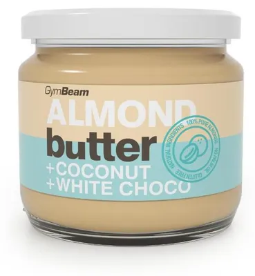 Immagine prodotto di GymBeam | Burro di mandorle con cocco e cioccolato bianco