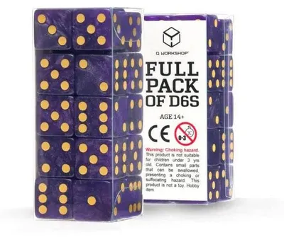 Zdjęcie produktu dla Q Workshop Würfel Set Full Pack D6 Shimmering Purple (20)