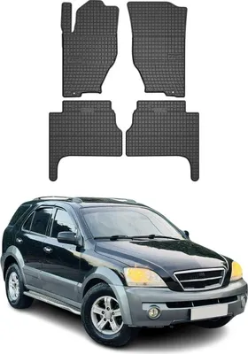 Immagine prodotto di 2002-2009 Kia Sorento tappetini in gomma nera 4 pezzi