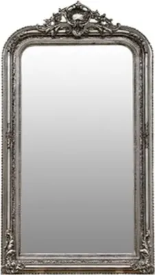 Produktbild von Casa Padrino Barock Spiegel Silber 86 x H. 155 cm - Wohnzimmermöbel im Barockstil