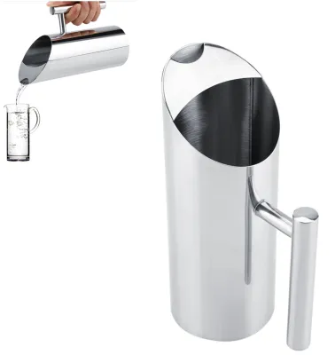 Edelstahl Wasserkanne 1L mit Eisschutz, hitzebeständig