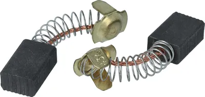 Produktbild von vhbw 2x Kohlebürste 7 x 11 x 17 mm kompatibel mit Hitachi SP18SA, SB8V2, SB10T, WR22SA, SB75(B), WH22, SP18VA, SP18VA-H, VB16Y Elektrowerkzeug + Feder