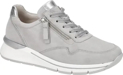 Produktbild von Gabor DAVOS Damenschuhe - sportliche Schnür- Halbschuhe grau Freizeit NEU