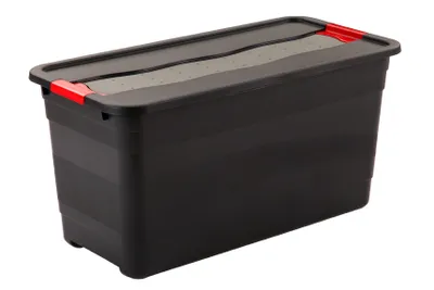 Produktbild von keeeper Aufbewahrungsbox "eckhart" 83 Liter graphite/rot