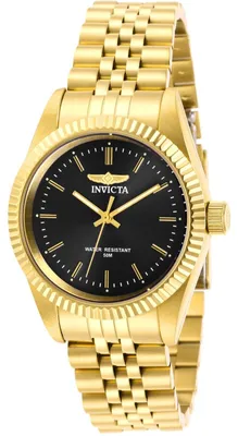 Produktbild von Invicta Specialty 29406 Damenuhr - Quarzwerk - Edelstahl mit schwarzem Zifferblatt - 36 mm