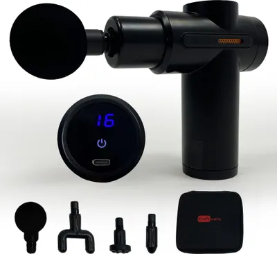 Produktbild von axion® Massagepistole Kraftwerk Massagegerät, Massage Gun zur Muskellockerung, Set, und entspannenden Massage, USB-C Ladekabel, Vibrationsmassagegerät