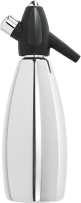 Obrázek produktu pro Isi Soda Siphon Edelstahl 1 Liter Silber Schwarz