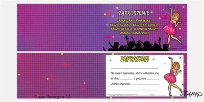 Produktbild von Einladungskarten „Young“ Nr. 14 (10er-Pack) – Stamp
