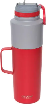 Zdjęcie produktu dla Asobu Twin Pack Butelka z kubkiem Rot, 0,9 l + 0,6 l