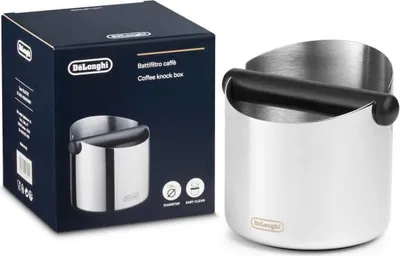 Produktbild von De'Longhi DLSC072 Knock Box Abklopfbehälter (für Kaffeesatz, Edelstahl, rostfrei)