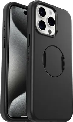 Produktbild von OtterBox OtterGrip Symmetry iPhone 15 Pro Max - black