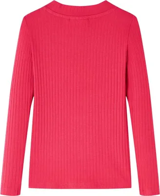 Produktbild von vidaXL Kinder-Langarmshirt Knallrosa 92