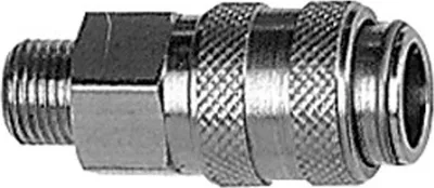 Produktbild von Riegler Schnellverschlusskupplung NW 5, Edelstahl 1.4305, G 3/8 AG