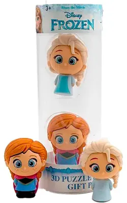 Produktbild von Disney 3d Anna Und Elsa Radiergummi Mehrfarbig Kinder Mehrfarbig One Size