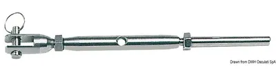 Image de Tendeur de hauban avec terminal à sertir AISI 316 10 mm , 1 pièce