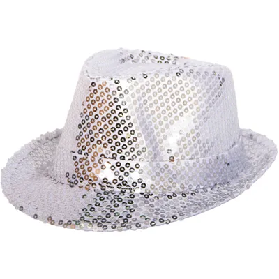 Produktbild von Folat Tribly Party Hut Deluxe, Pailletten, Silber, Einheitsgröße