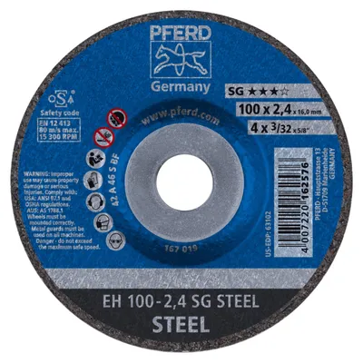 Produktbild von PFERD 61339116, Schneidedisk, Stahl, 10 cm, Jede Marke, Flache Mitte, 1,6 cm