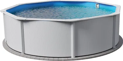 Produktbild von Aufstellpool Stahlwandpool-Set Planet Pool Vision-Pool Classic Solo rund Ø300x120 cm inkl. Einbauskimmer weiss