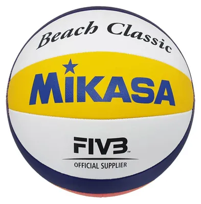 Produktbild von Mikasa - "Beach Classic" Volleyball PP7770 (5) (Weiß/Blau/Gelb)