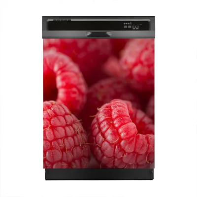 Produktbild von Magnete Dekorative 60x70 cm Küche Magnetmatte Spülmaschine - Rasperries Obst