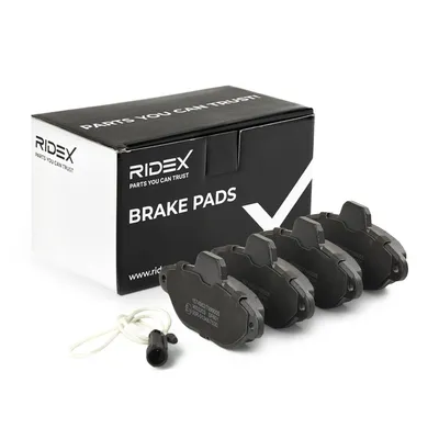 Produktbild von RIDEX 402B0042 Bremsbeläge Satz Vorne für FIAT PANDA (169) 500 (312) PUNTO (188) Seicento / 600 Schrägheck (187) für FORD KA (RU8)