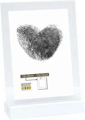 Produktbild von Deknudt Fotorahmen aus Holz S58RV, weiß, 13 x 18 cm