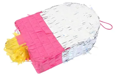 Produktbild von Eiscreme-Piñata aus Papier für Geburtstagsfeiern und Strandpartys