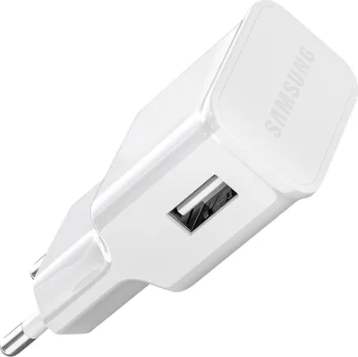 Produktbild von Samsung, Packung Netzladegerät Samsung 15W USB-A mit Kabel USB-C auf USB-A 1m, Weiß