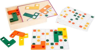 Produktbild von Lernspiel Holzpuzzle geometrische Formen