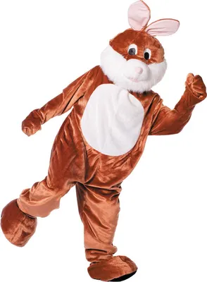 Image de Mascotte Lapin de Pâques Marron