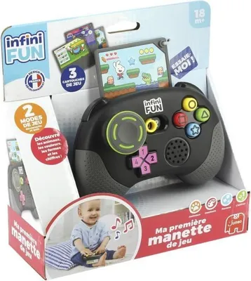 Produktbild von Jumbo InfiniFun My first Video Game controler, 18 Jahr(e), Mit Ton, Batterien erforderlich, AAA, Kunststoff, Mehrfarbig