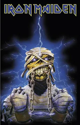 Produktbild von Iron Maiden Powerslave Eddie Textilposter