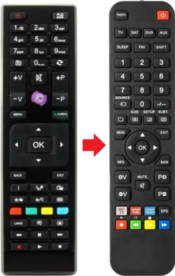 Produktbild von Fernbedienung passend für VESTEL VW49U453/5 | VW49U453/6 | VW49U4535
