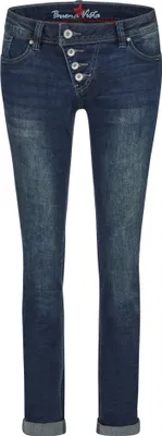 Produktbild von Buena Vista - Damen 5-Pocket Jeans, Malibu Stretch (888-B5001), Größe:XS, Buena Farben:denim wash (7274)