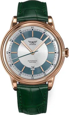 Zdjęcie produktu dla Zegarek męski Aviator V.3.32.2.272.4.GRDC-3 zielony