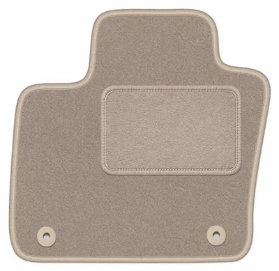 Image de Tapis conducteur en moquette pour Volvo C40 depuis 2021 (à hayon) – 1 pièce, beige, sur mesure – Wielganizator LUX