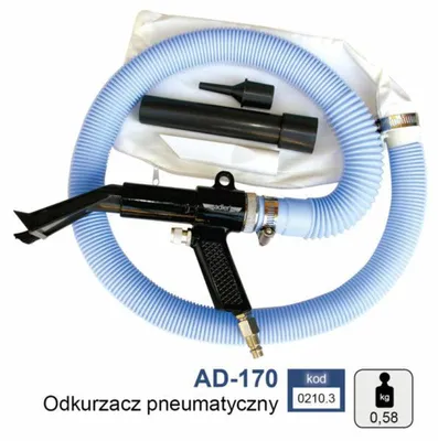 ADLER Pneumatischer Staubsauger AD-170 mit Zubehör