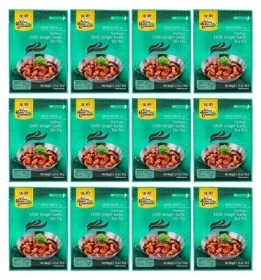Produktbild von AHG Szechuan Chilli Ingwer Knoblauch Paste12x50g