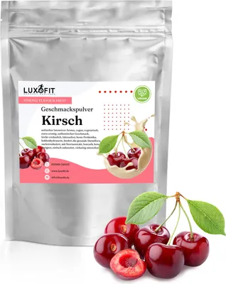 Produktbild von Kirsche Geschmackspulver Fruit Flavour kalorienarm 300 g