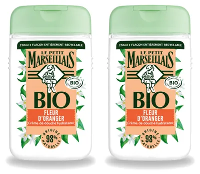 Obrázek produktu pro 2 x sprchový gel Le Petit Marseillais, vůně pomerančového květu - 250 ml - výhodná balení - 2 kusy