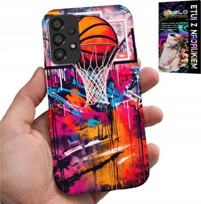 Zdjęcie produktu dla Etui Do Samsung A52 / A52S - Koszykówka Nba Uliczne Graffiti Kosz Fan