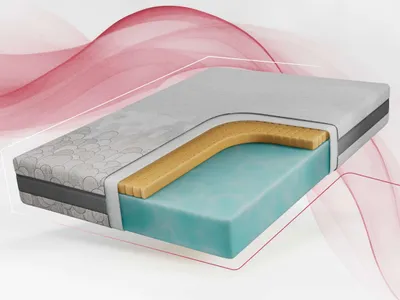 Produktbild von MKS MEBLE hygienisch Latexmatratze ROVO, gerollte Matratze H2, Matratze mit HR30-Schaumstoff, hypoallergen - APRI - 140 x 200 cm